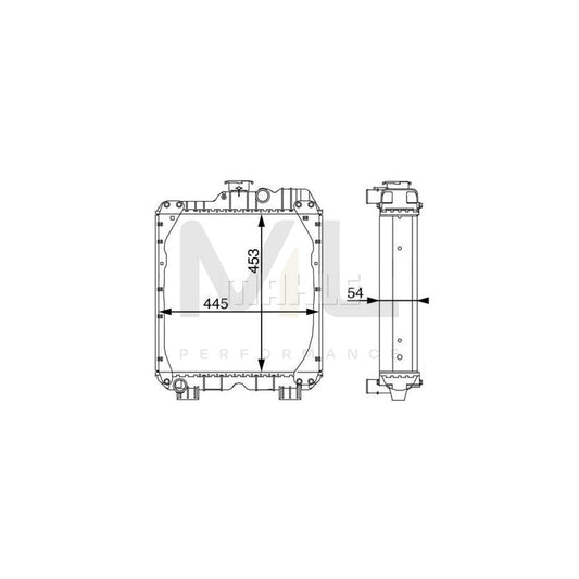MAHLE ORIGINAL CR 101 000S Engine radiator Brazed cooling fins | ML Performance Car Parts