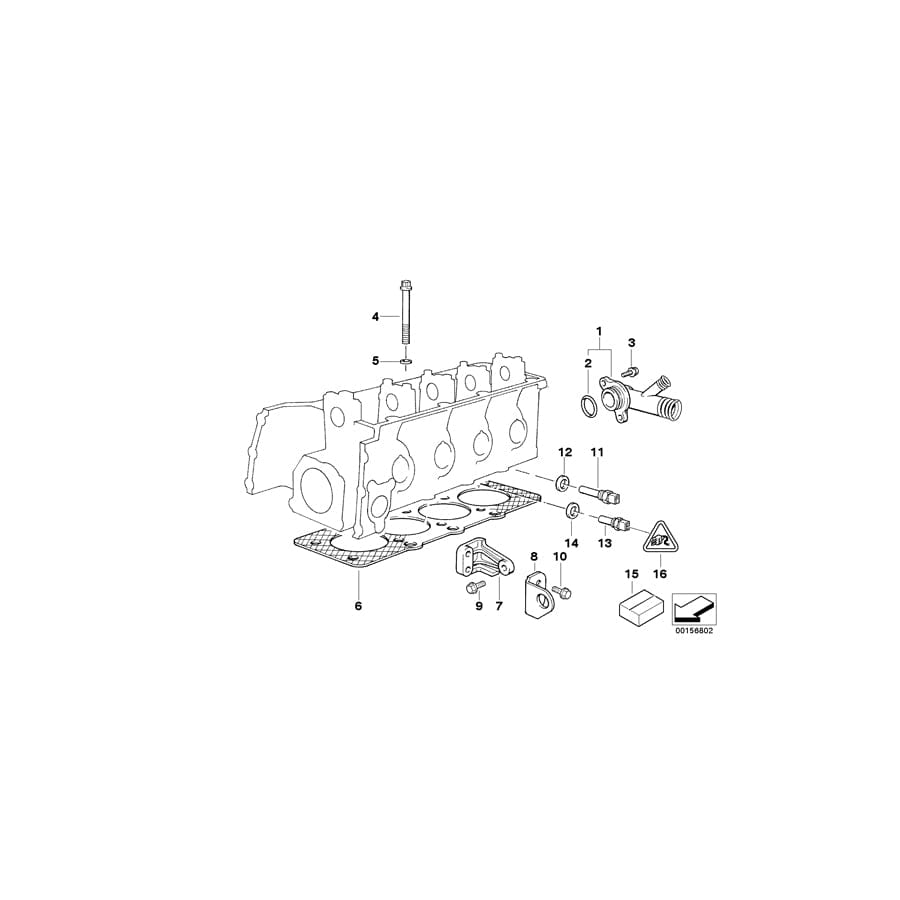 Genuine BMW 11611739345 E34 E36 Support (Inc. 518i, 518g & 316Ci) | ML Performance UK Car Parts