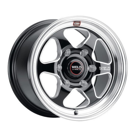Weld S156B0084P38 Ventura 6 Drag S156 Wheel 15x10 6x139.7 ET38 BS7 Gloss Black MIL - DIA