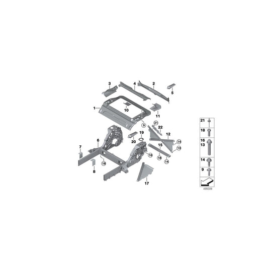 Genuine BMW 41007410903 I01 I01 Rear Left Side Member (Inc. i3 120Ah, i3 94Ah & i3 60Ah Rex) | ML Performance UK