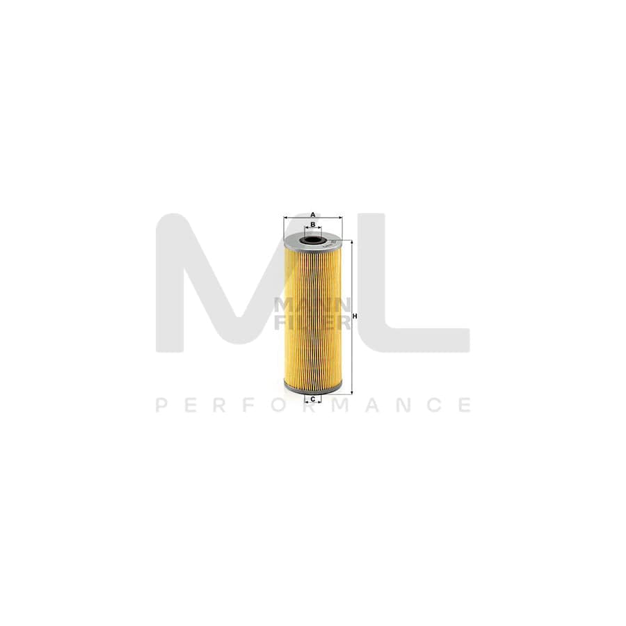 MANN-FILTER H 973 x Oil Filter with seal, Filter Insert | ML Performance Car Parts
