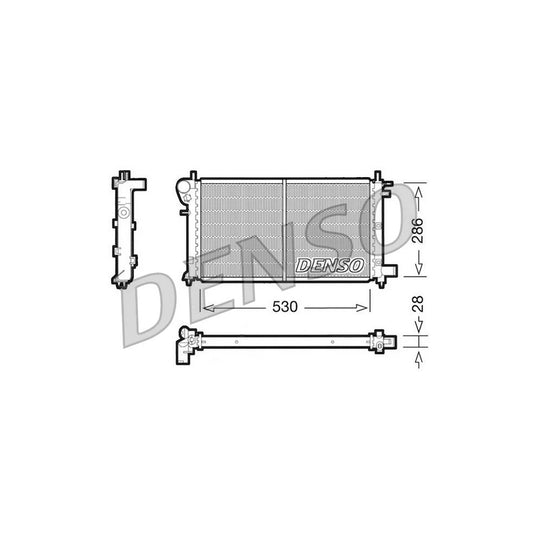 Denso DRM21003 Drm21003 Engine Radiator For Peugeot 106 I Hatchback | ML Performance UK