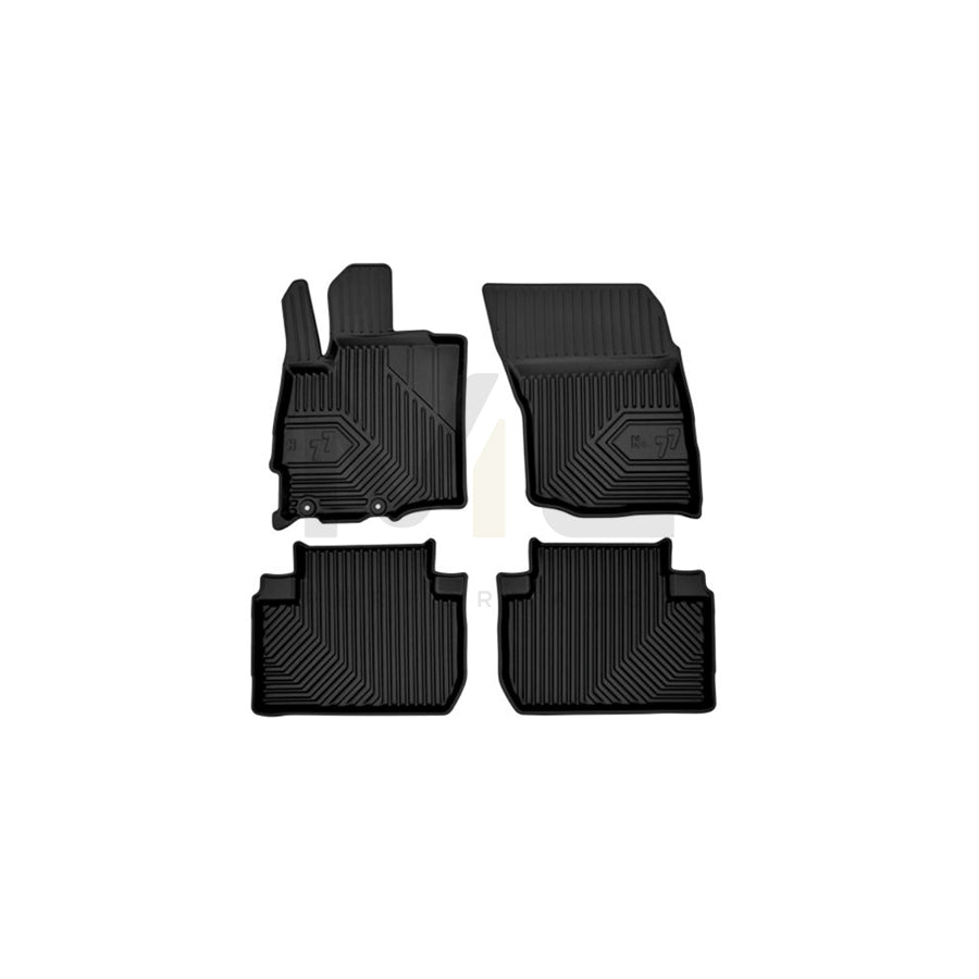 FROGUM Tailored 77408319 Floor mat set for MITSUBISHI Outlander III Off-Road (GG, GF) Elastomer, Front and Rear, Quantity: 4, Black | ML Performance Car Parts