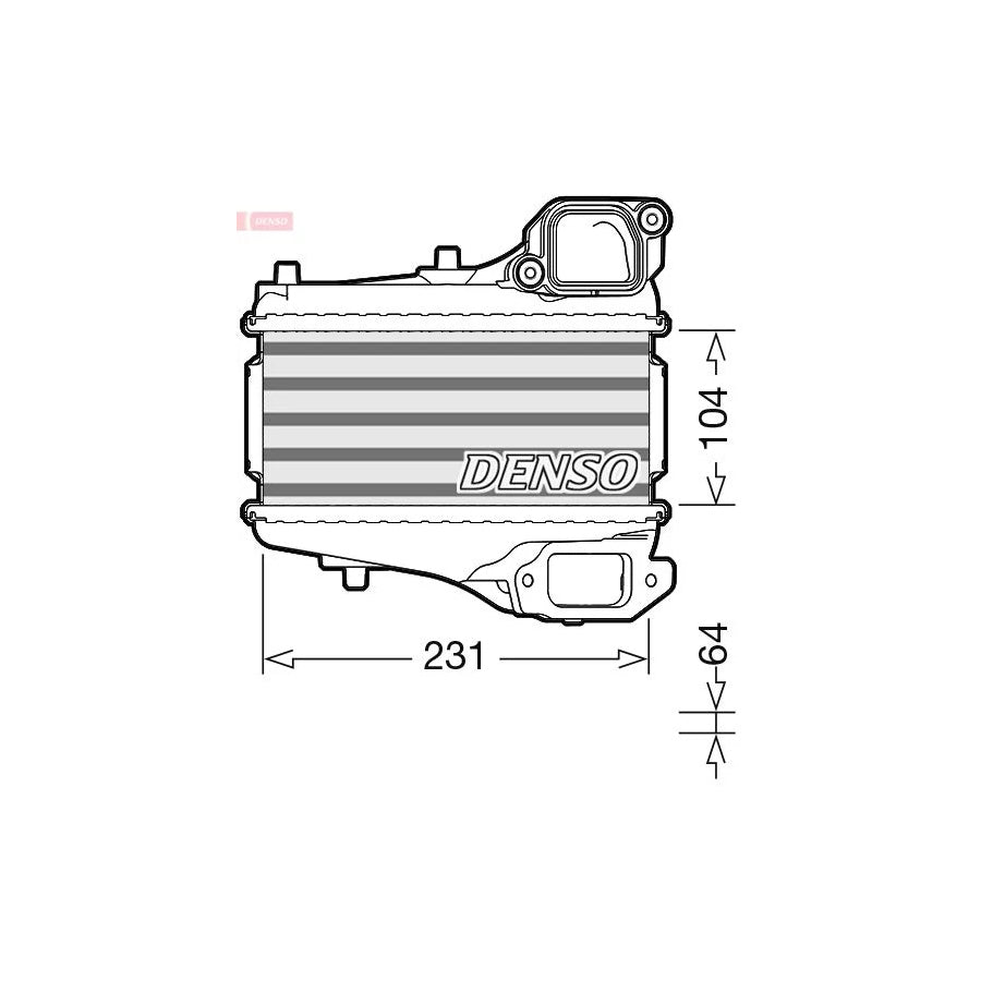 Denso DIT40001 Dit40001 Intercooler For Honda Civic | ML Performance UK