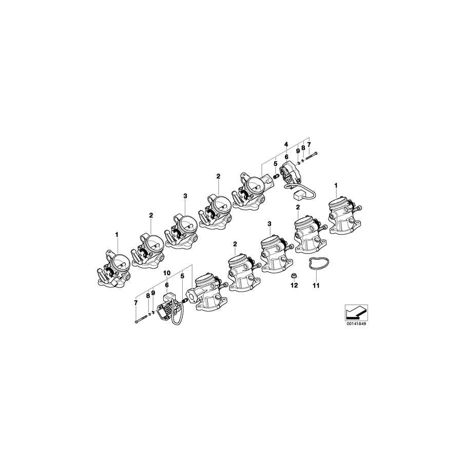 Genuine BMW 13547834023 E63 E61 E64 Profile-Gasket (Inc. M5 & M6) | ML Performance UK Car Parts