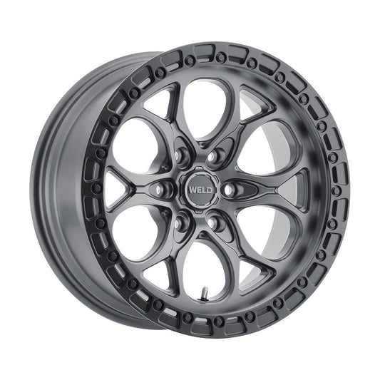 Weld W10709089500 Ledge 6 W107 Wheel 20x9 6x135 ET0 BS5 Satin Gunmetal - Satin Black