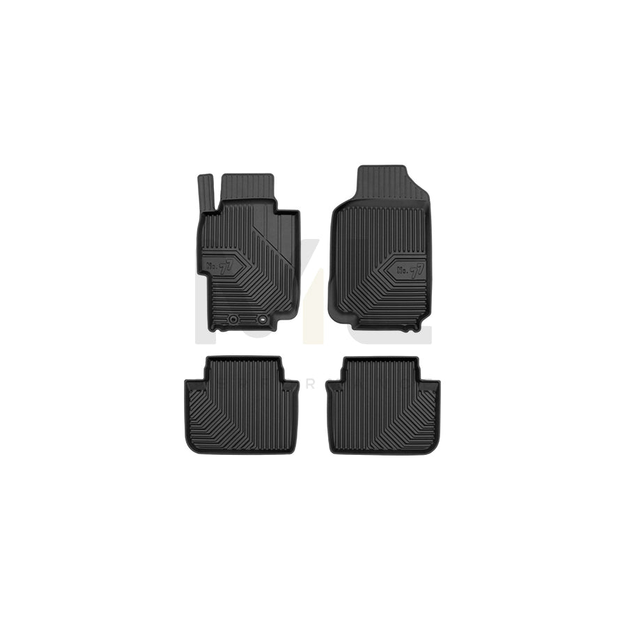 FROGUM Tailored, No.77 77425903 Floor mat set Elastomer, Front and Rear, Quantity: 4, Black | ML Performance Car Parts