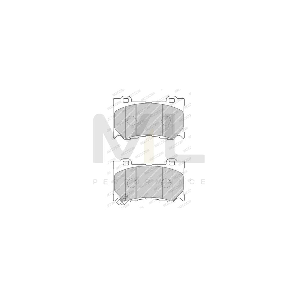 Ferodo Premier Fdb742 Brake Pad Set Incl. Wear Warning Contact | ML Performance Car Parts