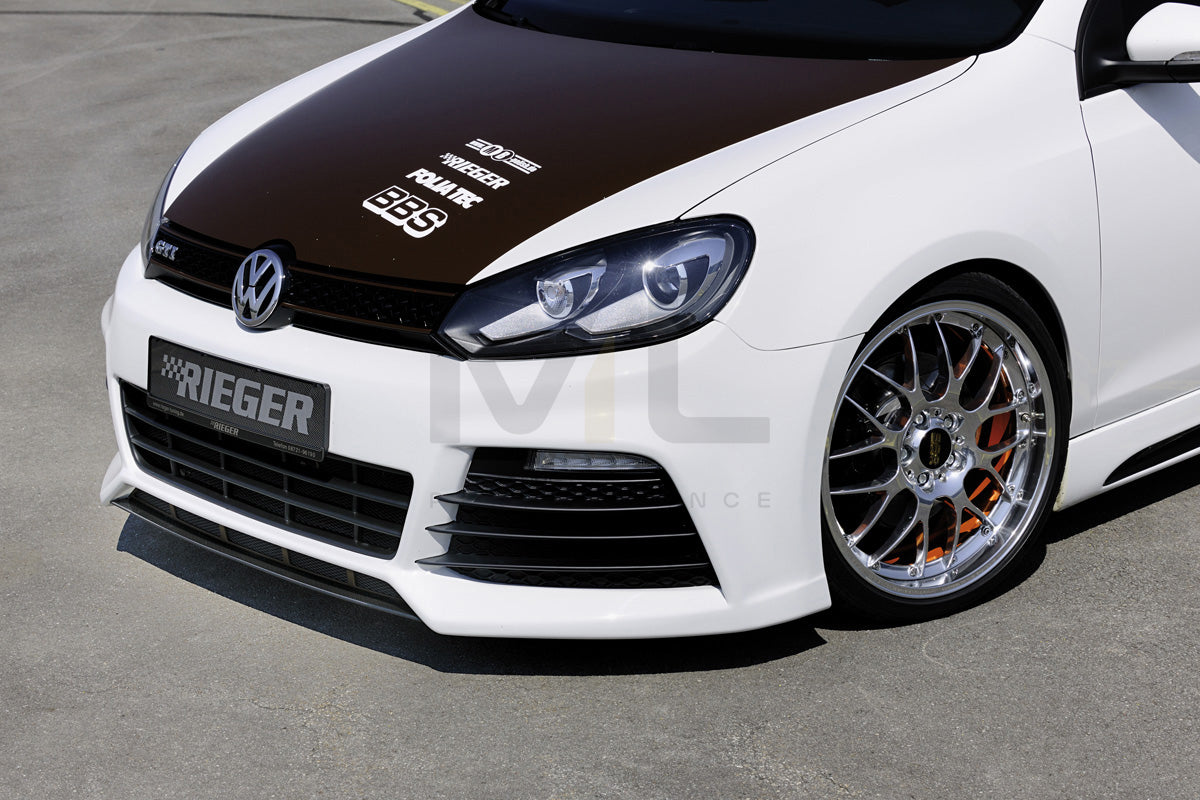 Rieger 00059529 VW Mk6 Golf Front Bumper (GTI & GTD) 4 | ML Performance UK Car Parts
