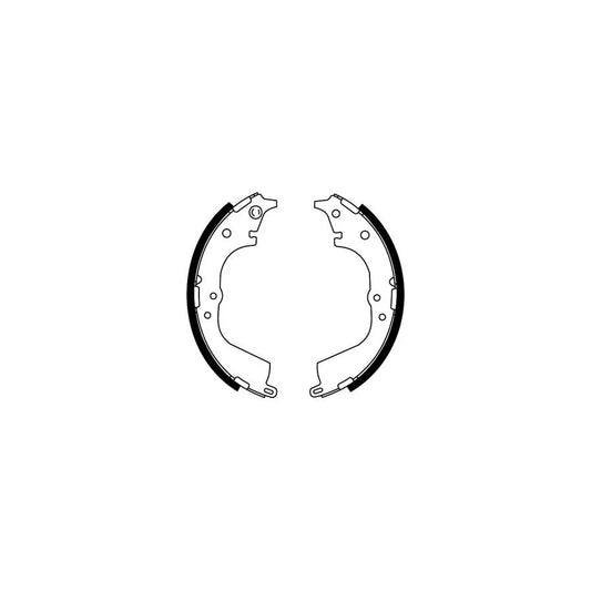 ABE C02072ABE Brake Shoe Set