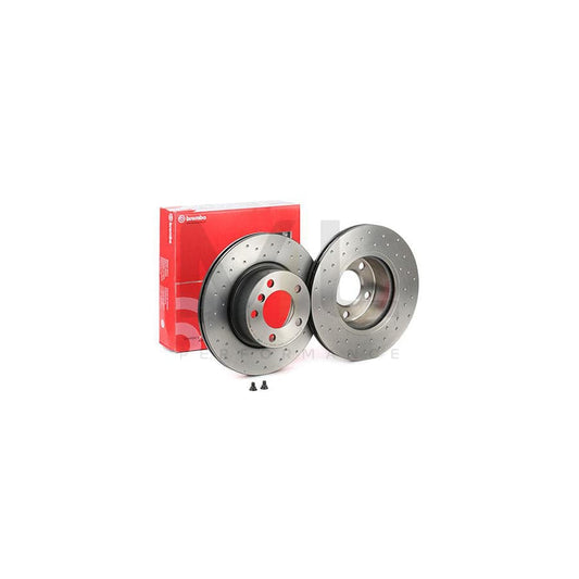 BREMBO 09.C114.1X Brake Disc Perforated / Vented, Coated, High-carbon, with bolts/screws | ML Performance Car Parts