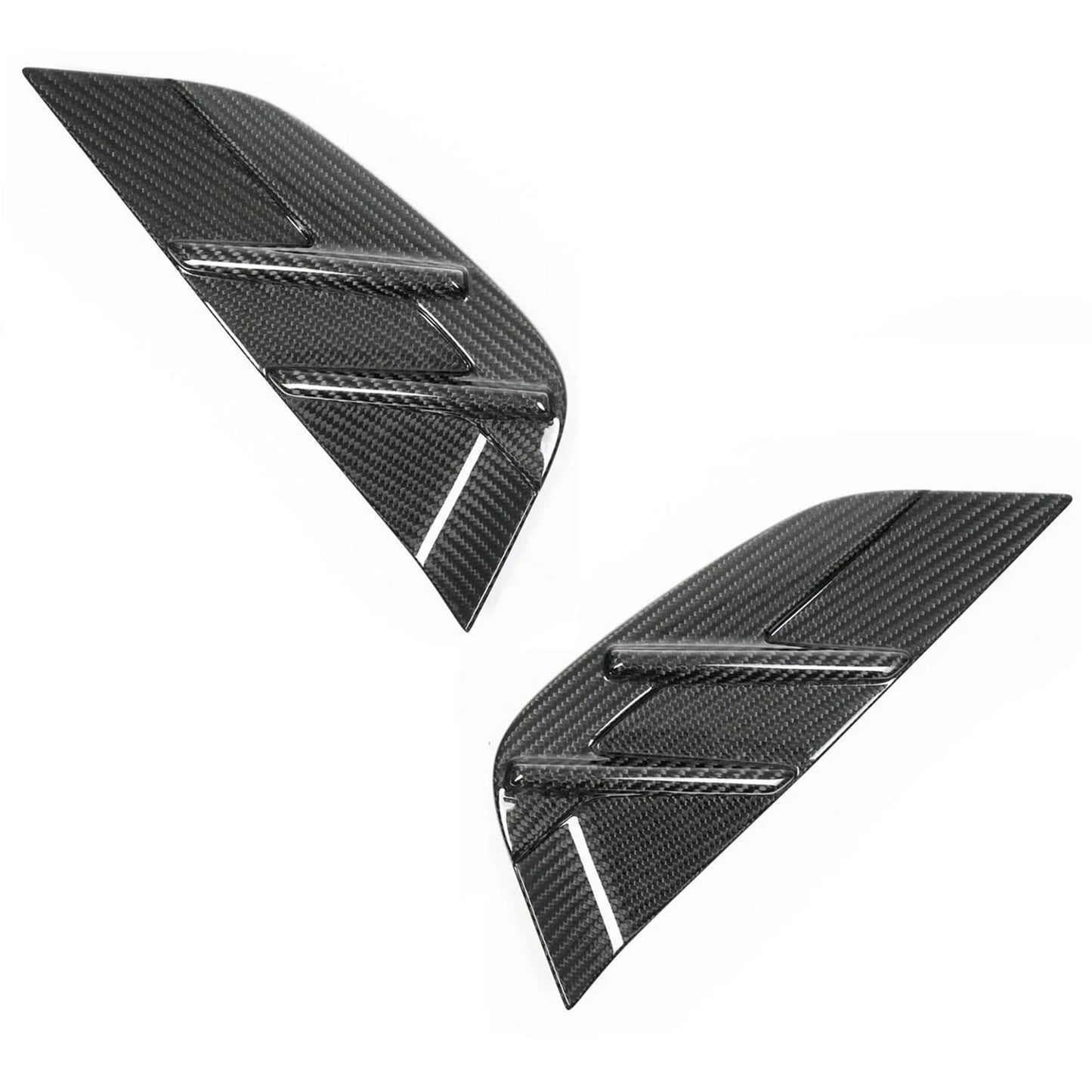 MANHART CARBON TWO-PIECE FRONT FENDER INSERTS M PERFORMANCE FOR BMW G8X M3 / M4 (COMPETITION / CSL)