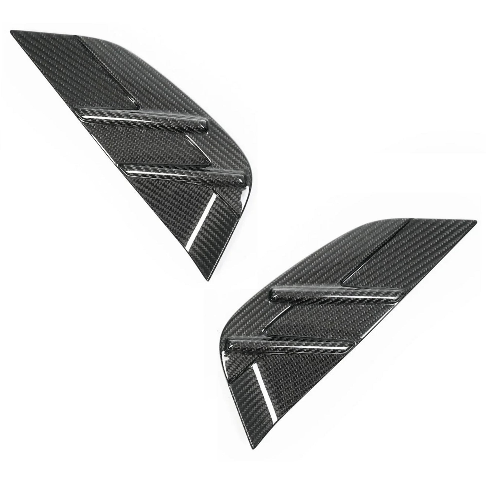 MANHART CARBON TWO-PIECE FRONT FENDER INSERTS M PERFORMANCE FOR BMW G8X M3 / M4 (COMPETITION / CSL)