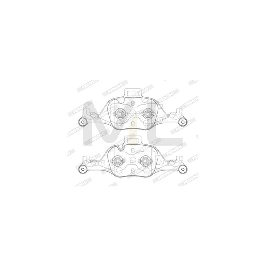 Ferodo Fdb4465 Brake Pad Set Rear Axle | ML Performance Car Parts