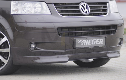Rieger 00059250 VW T5 Front Splitter 2 | ML Performance UK Car Parts