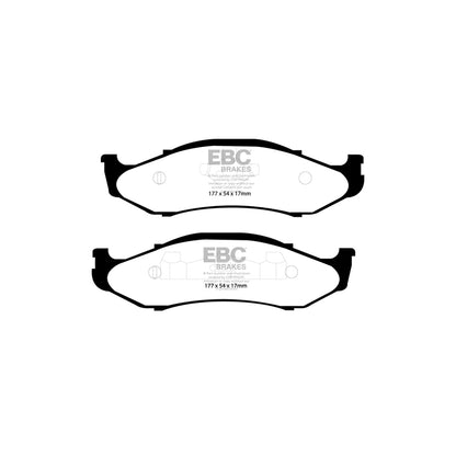 EBC DP41255R Jeep Yellowstuff Front Brake Pads (Inc. Cherokee, Grand Cherokee, Wrangler) 2 | ML Performance UK Car Parts