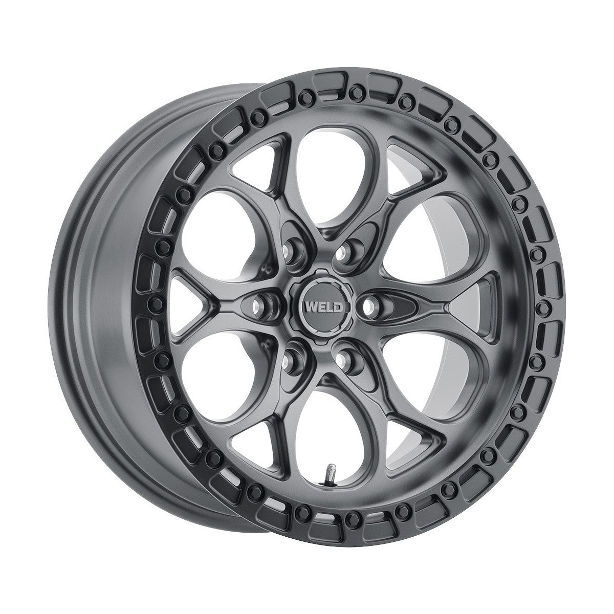 Weld W10709084500 Ledge 6 W107 Wheel 20x9 6x139.7 ET0 BS5 Satin Gunmetal - Satin Black