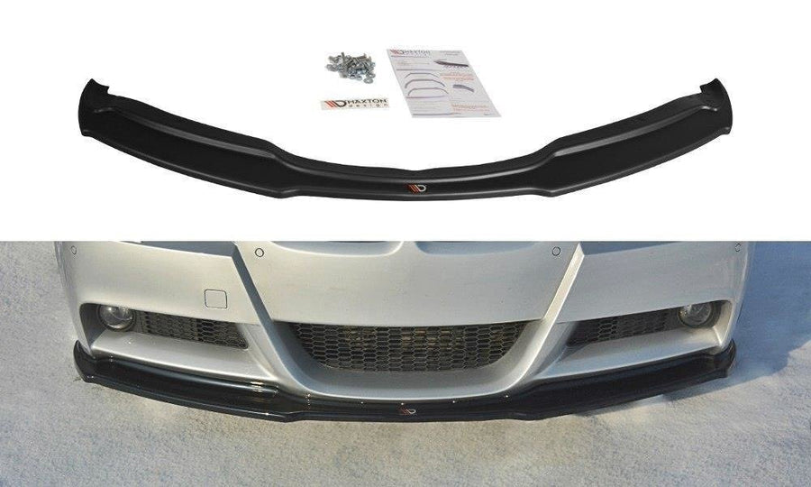 Maxton Design BM-3-90-MPACK-FD1T Front Splitter V.1 BMW Series 3 E90 M-Pack | ML Performance UK Car Parts