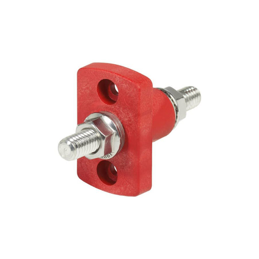 Blue Sea Systems TermSm FeedThrough 3/8-16 Stud Red | ML Performance UK Car Parts