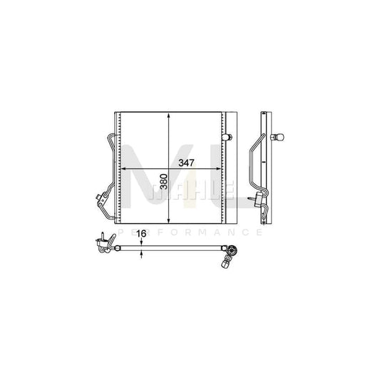 MAHLE ORIGINAL AC 451 000P Air conditioning condenser with dryer | ML Performance Car Parts