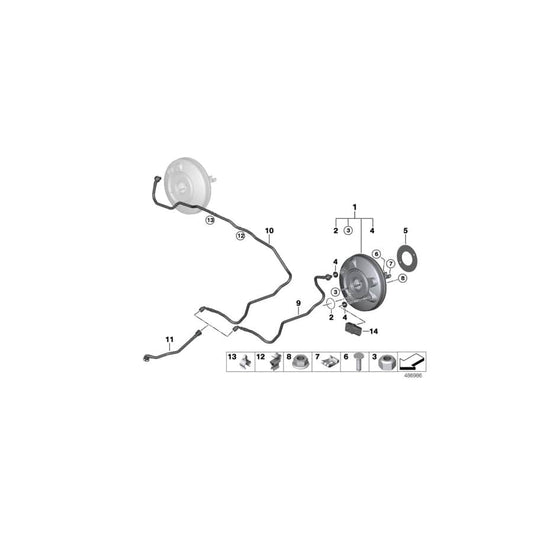 Genuine BMW Mini 34336873440 F39 F46 Brake Servo Unit (Inc. X2 18dX, X2 18i & X2 25iX) | ML Performance UK Car Parts