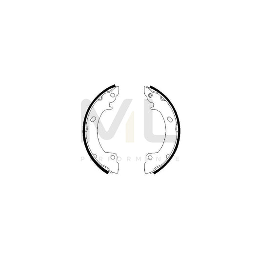 BOSCH 0 986 487 399 Brake Shoe Set | ML Performance Car Parts