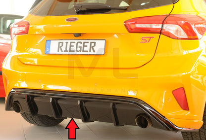Rieger 00088179 Ford DEH Focus 4 ST Rear Diffuser 3 | ML Performance UK Car Parts