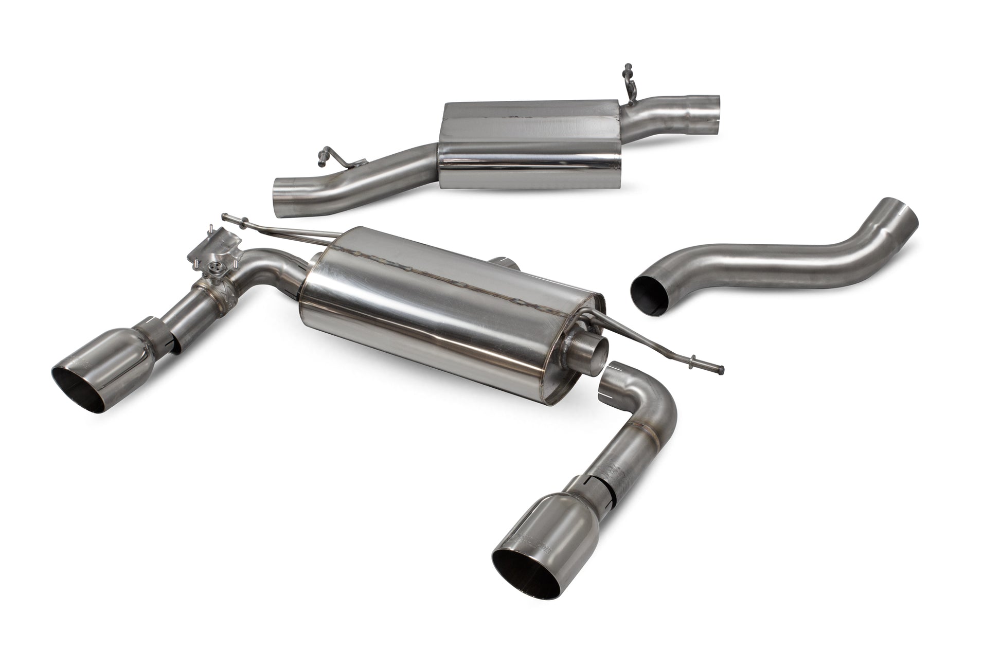 Scorpion SAU085 Audi TT MK3 Resonated Cat-Back System With Electronic Valves | ML Performance UK UK