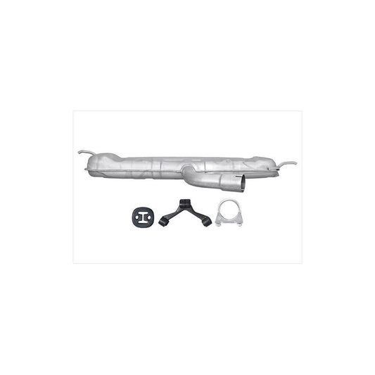 Hella 8LD 366 036-621 Rear Silencer For VW Golf