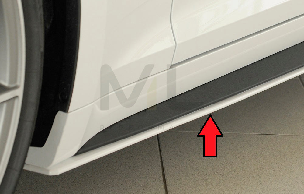 Rieger 00055486 Audi B9 F5 Side Skirt Splitter (A5 & S5) 6 | ML Performance UK Car Parts