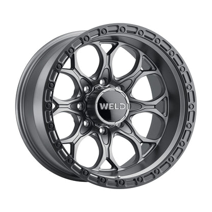 Weld W10709018501 Ledge 8 W107 Wheel 20x9 8x180 ET0 BS5 Satin Gunmetal - Satin Black