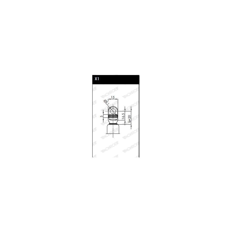 Monroe ML5001 Tailgate Strut