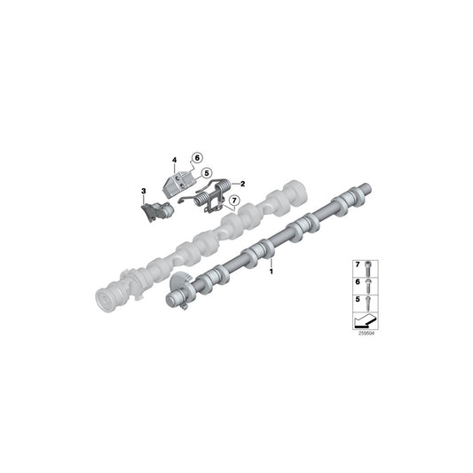 Genuine BMW 11377605019 G14 F12 F07 Retainer Spring (Inc. X5 50iX 4.4, M550iX & M850iX) | ML Performance UK Car Parts