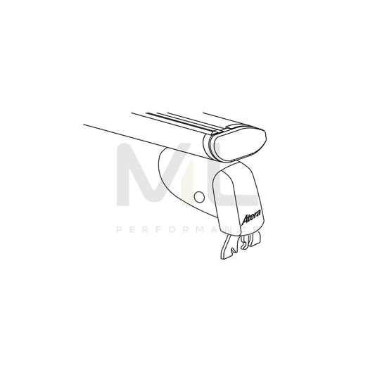 ATERA SIGNO 047123 Roof bars for cars without rails, 110 cm, 100 kg, Aluminium | ML Performance Car Parts