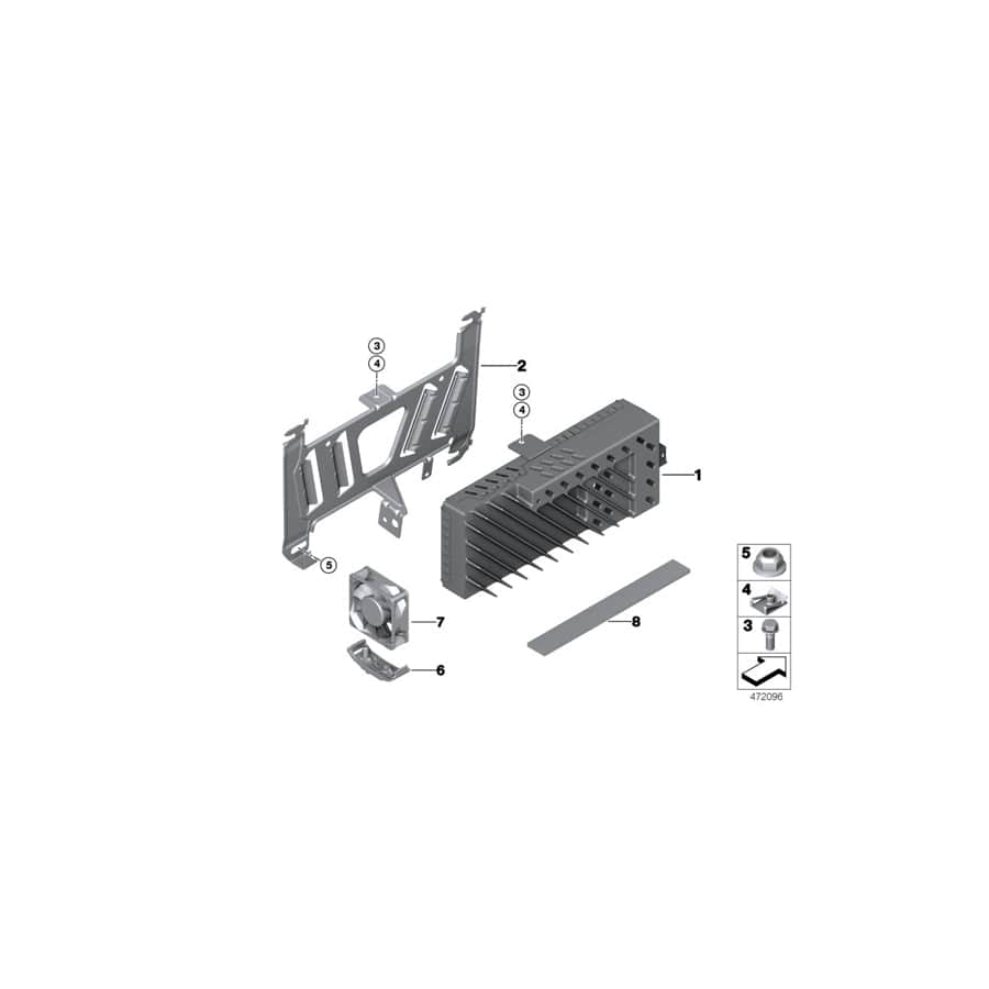 Genuine BMW 65126841966 F34 Amplifier Hifi System (Inc. 328iX, 330d & 320iX) | ML Performance UK Car Parts