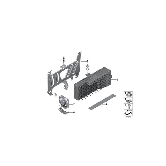 Genuine BMW 65126841966 F34 Amplifier Hifi System (Inc. 328iX, 330d & 320iX) | ML Performance UK Car Parts