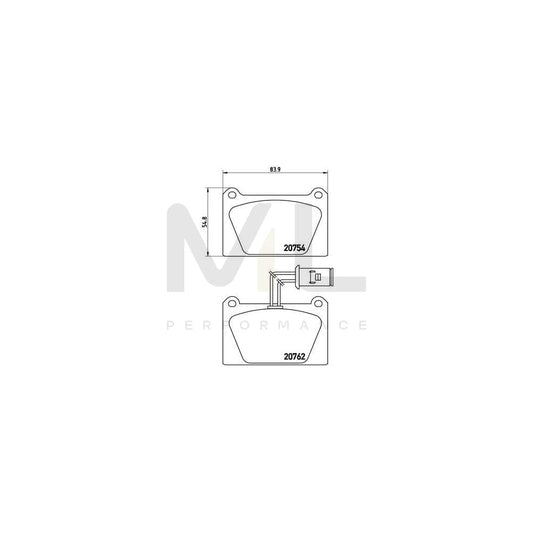 Brembo P 52 008 Brake Pad Set | ML Performance Car Parts