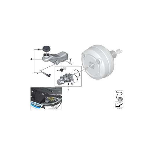 Genuine BMW 34336858915 Expansion Tank With Warning Switch (Inc. i3s 94Ah Rex, i3 120Ah Rex & i3s 120Ah) | ML Performance UK Car Parts