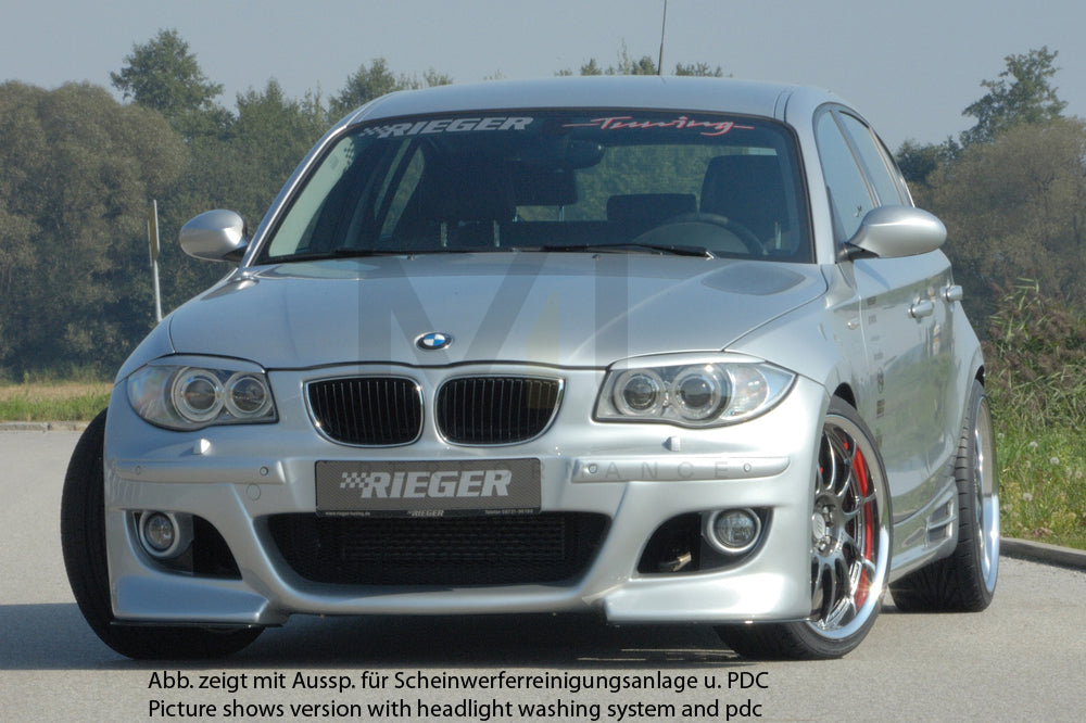 Rieger 00035014 BMW 1 Series E87 Front Bumper 6 | ML Performance UK Car Parts