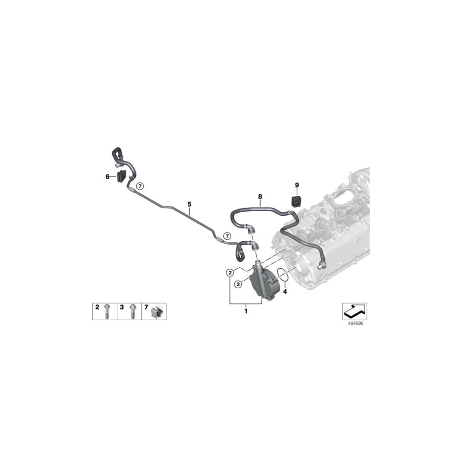 Genuine BMW 11667856824 F90 Vacuum Pipe (Inc. M5) | ML Performance UK Car Parts