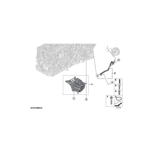 Genuine BMW 11667823405 F01 E70 F07 Vacuum Pipe (Inc. 535dX, 530dX & 530d) | ML Performance UK Car Parts