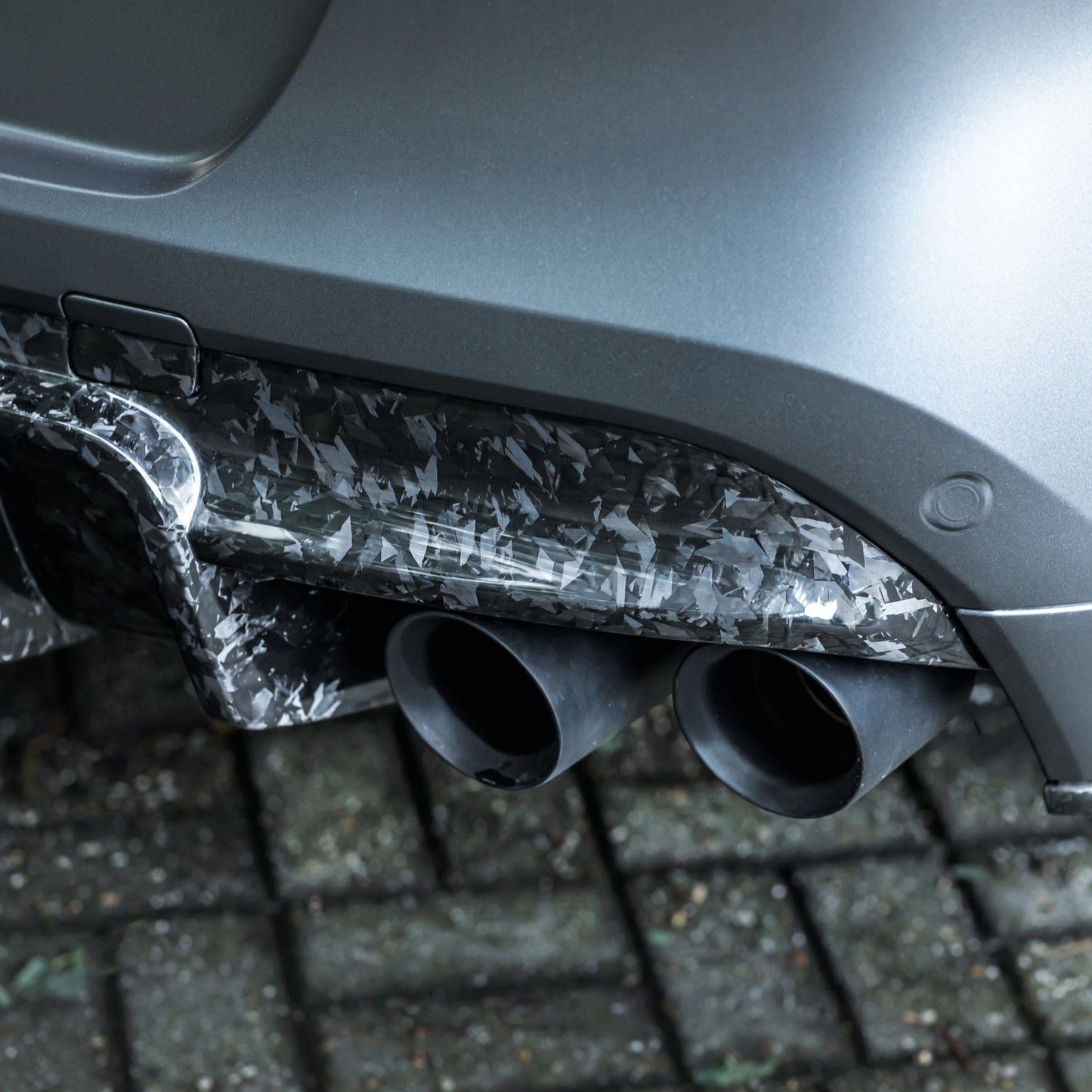 MANHART MH3F9611005 FORGED CARBON REAR DIFFUSER FOR BMW F96 X6M (COMPETITION)