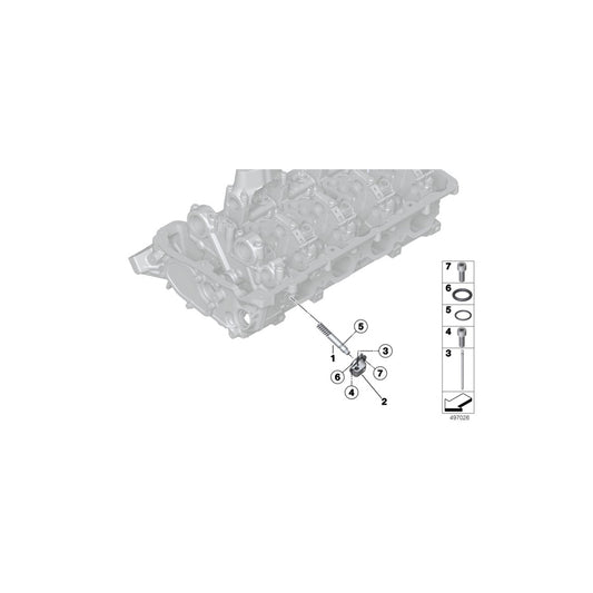 Genuine BMW 11378416484 O-Ring 18X2 VI580 (Inc. M6 GT3) | ML Performance UK Car Parts