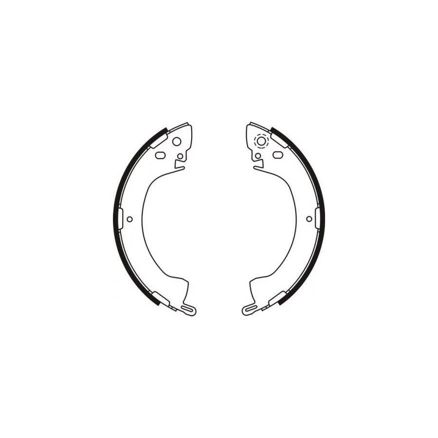 ABE C05001ABE Brake Shoe Set