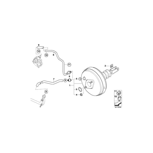 Genuine BMW 34336779681 E85 E86 Brake Servo Unit (Inc. Z4) | ML Performance UK Car Parts