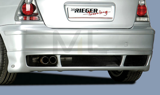 Rieger 00050307 BMW 3 Series E46 Rear Diffuser 1 | ML Performance UK Car Parts