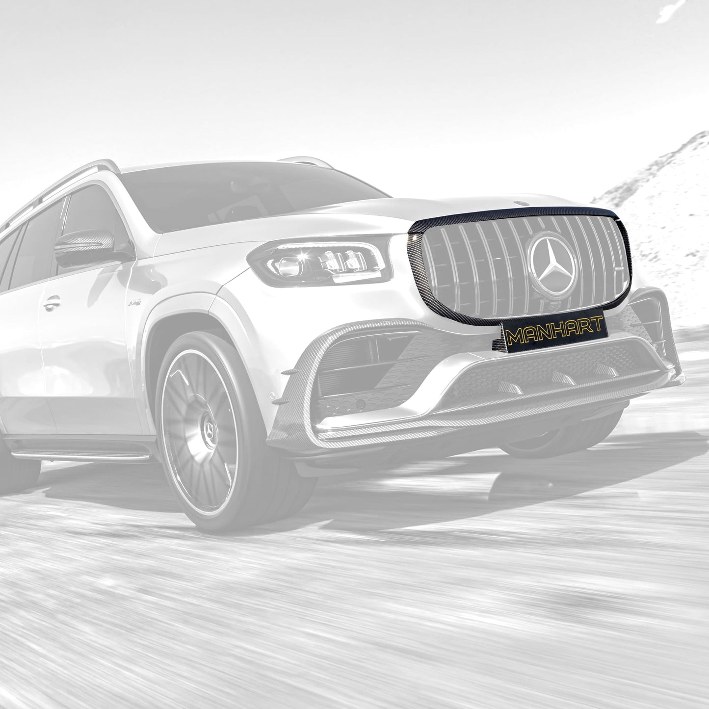 MANHART CARBON GRILLE COVER FOR MERCEDES-AMG GLS 63