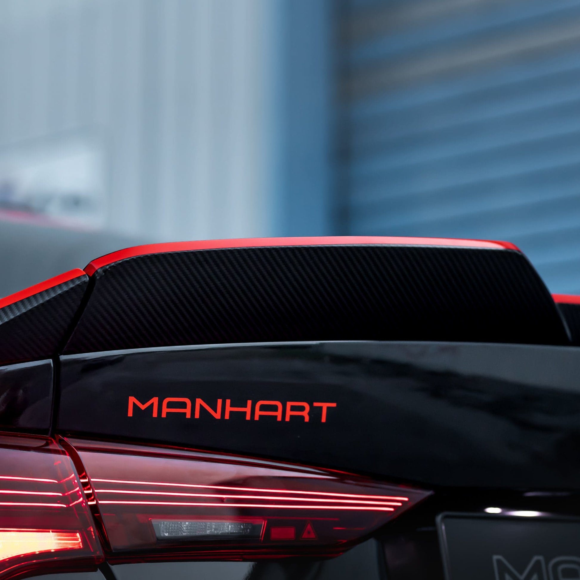 MANHART MH2G8011222 CARBON THREE-PIECE REAR SPOILER FOR BMW G8X M3 / M4 (COMPETITION / CSL)