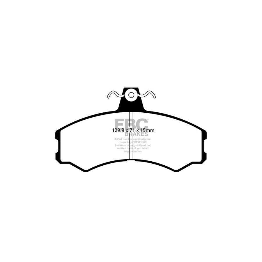 EBC DP425/2 Fiat Iveco Peugeot Santana Ultimax Front Brake Pads - Girling/TRW Caliper 2 | ML Performance UK Car Parts
