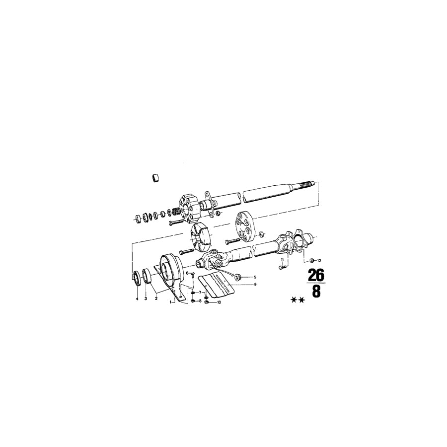 Genuine BMW 26111101015 E23 E21 E24 Fillister-Head Screw M10X25 (Inc. 732i, 1602 & 1600) | ML Performance UK Car Parts